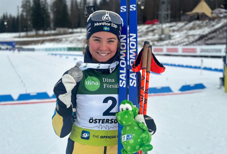 Sara fixade äntligen svensk medalj på JVM