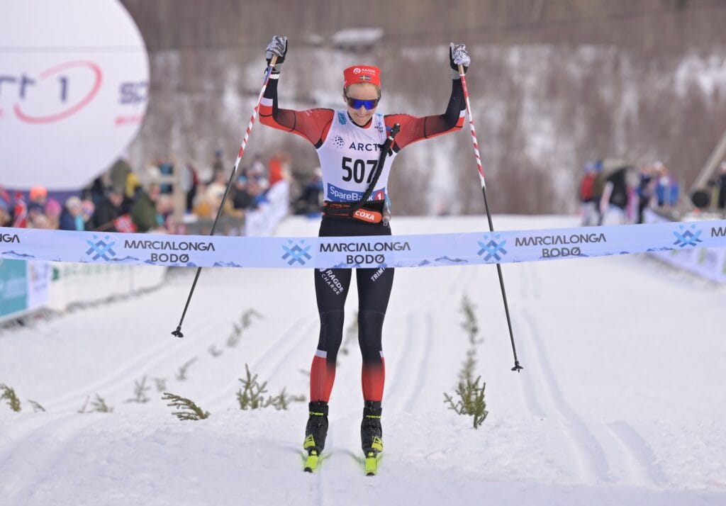 Tredje raka segern för Stina Nilsson i Marcialonga Bodø.